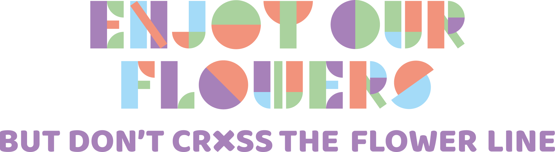 Logo enjoy the flowers